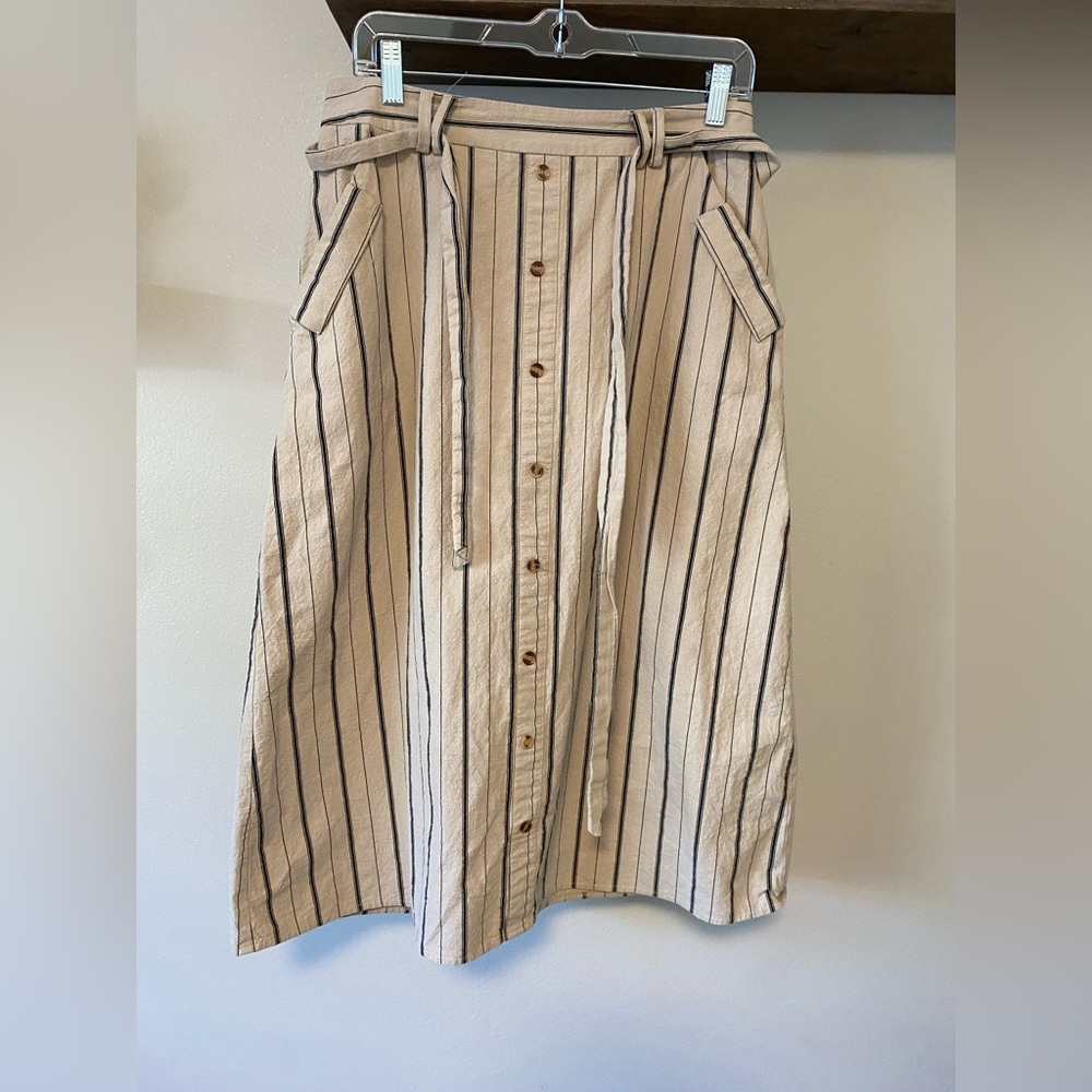Polagram Striped Skirt